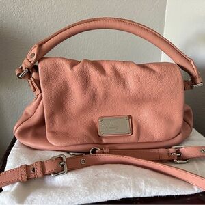 Marc Jacobs Dusty Pink Shoulder Bag with Silver Hardware